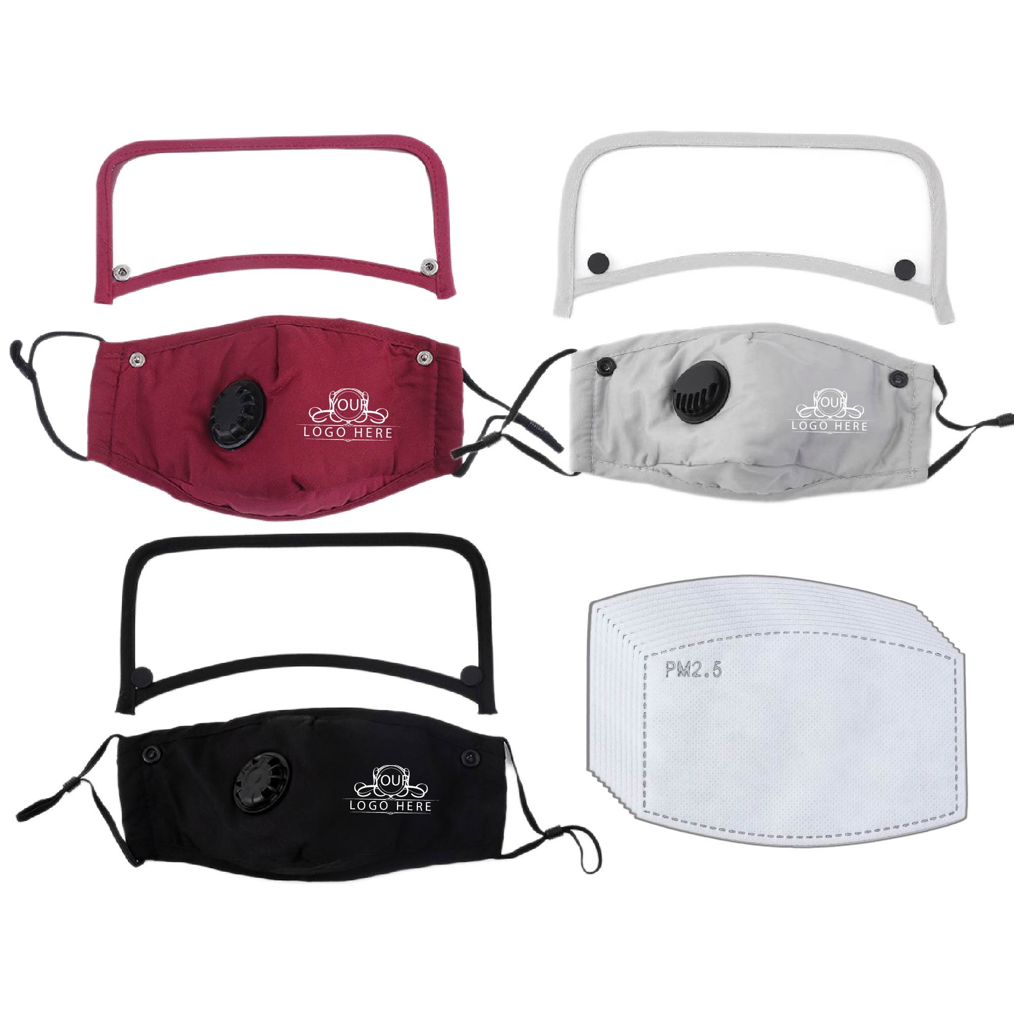 Reusable Face Mask with Eyes Shield 1