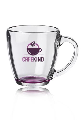 15.5 oz. Libbey Tapered Glass Coffee Mugs 15