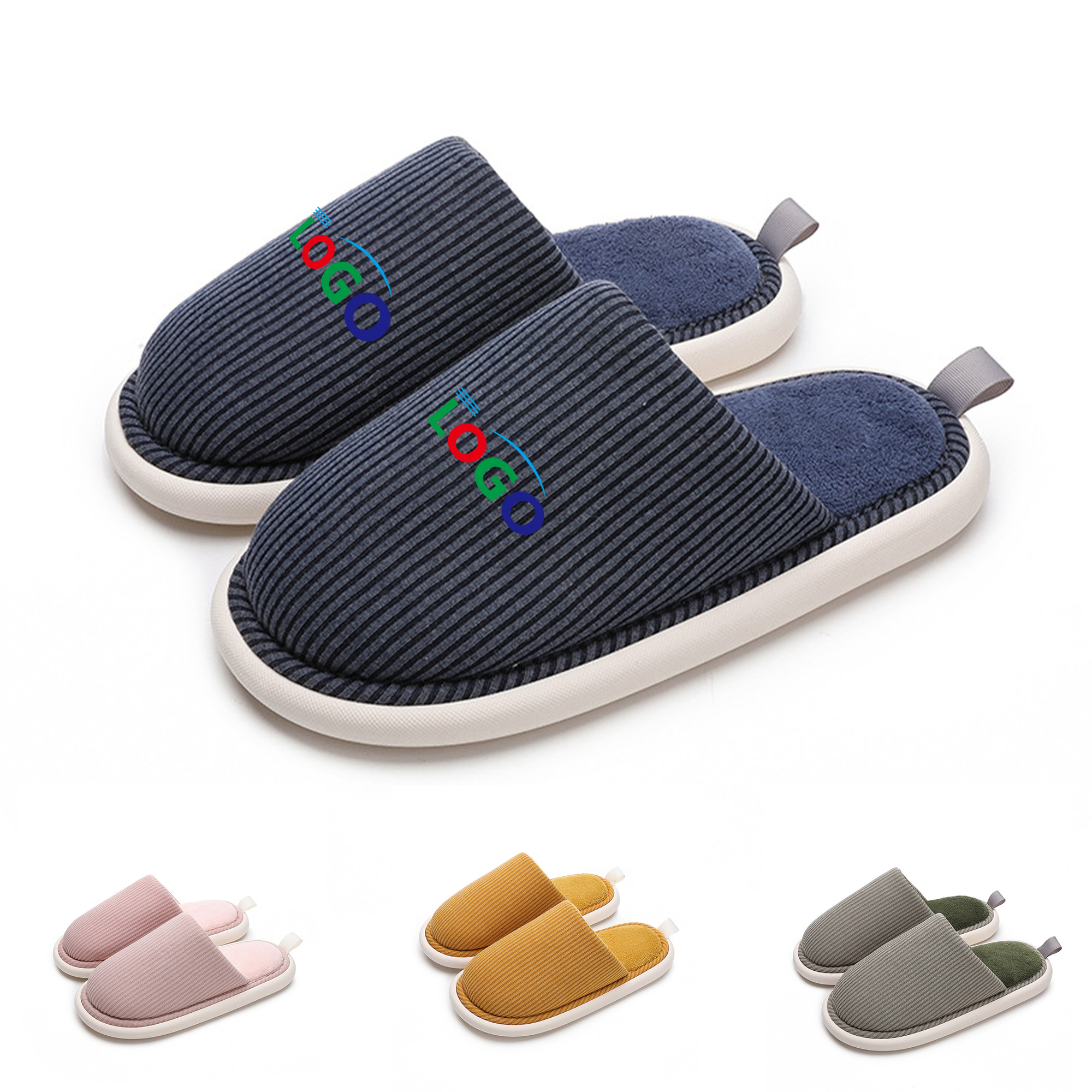 Comfortable Anti-Slip Warm Cotton Slippers 2
