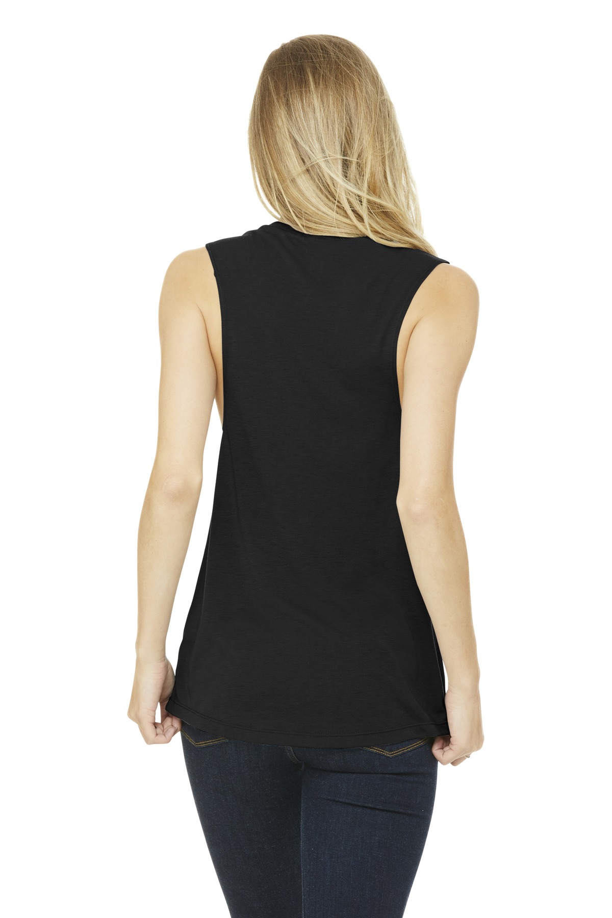 BELLA+CANVAS Women's Flowy Scoop Muscle Tank. BC8803 222