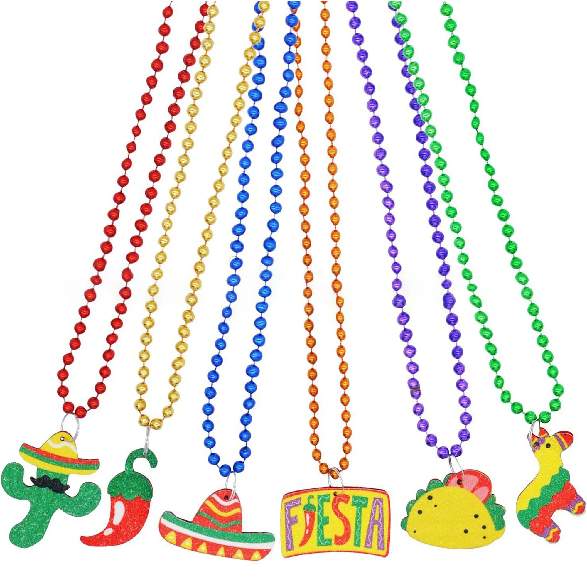 Custom Shaped Plastic Badges Necklace 2