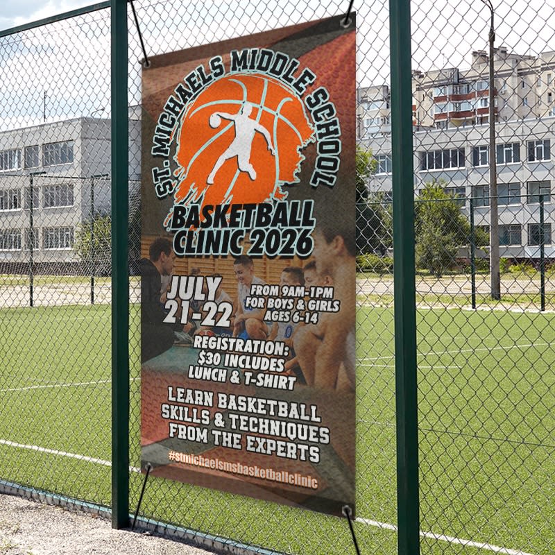 Custom 6' X 3' Mesh Banners 7