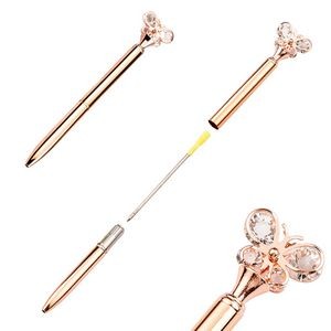 Butterfly Diamond Shaped Metal Pen 8