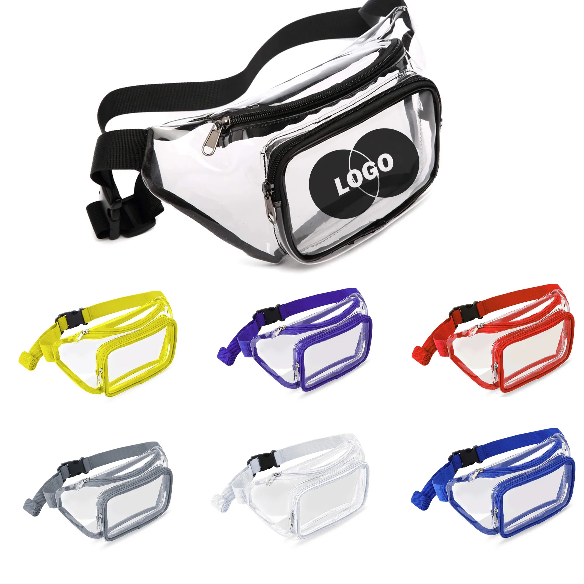 Clear Purse Transparent Adjustable Belt Bag 2