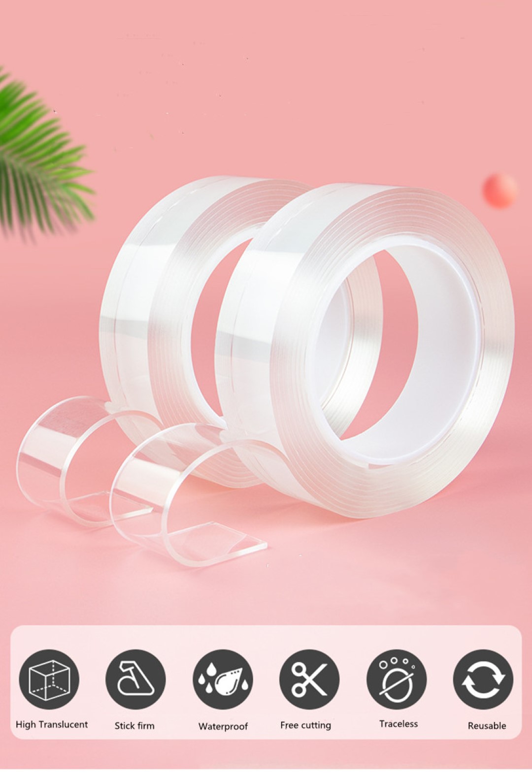 Clear Removable Double Sided Tape 5