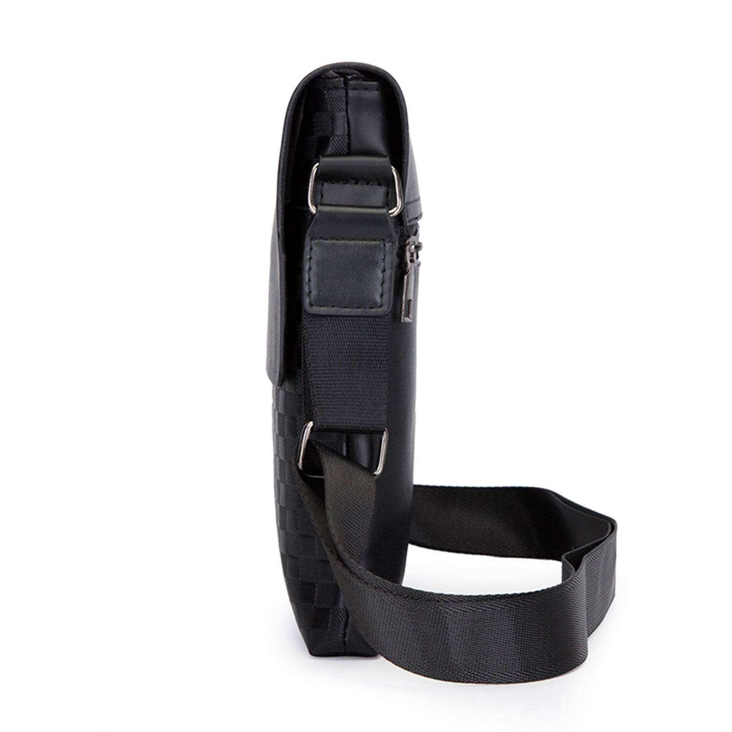 PU leather outdoor business men's crossbody bag 7