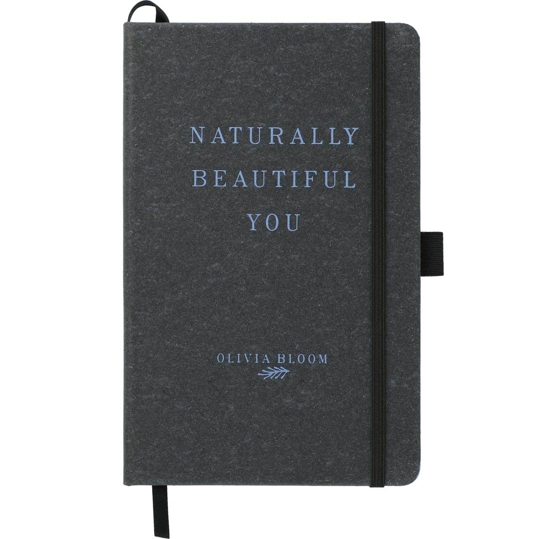 FSC® Mix 5.5" x 8.5" Recycled Leather Bound Journa 38