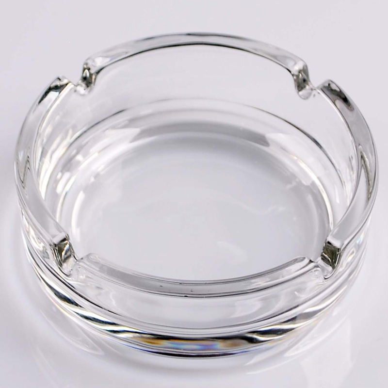 3 3/8" Circular Glass Ashtray 2