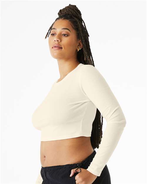 Women's Micro Rib Long Sleeve Baby Tee - 1501 13