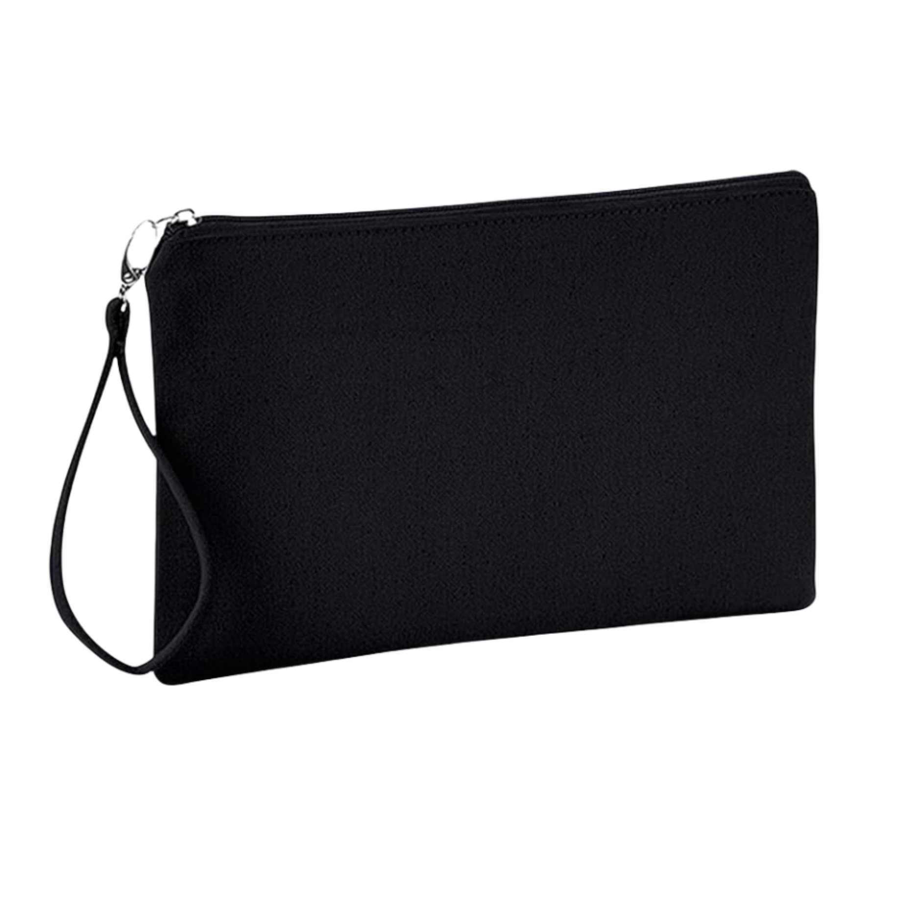 Canvas Pencil Pouch Zipper Bag with Wristband Lanyards 7