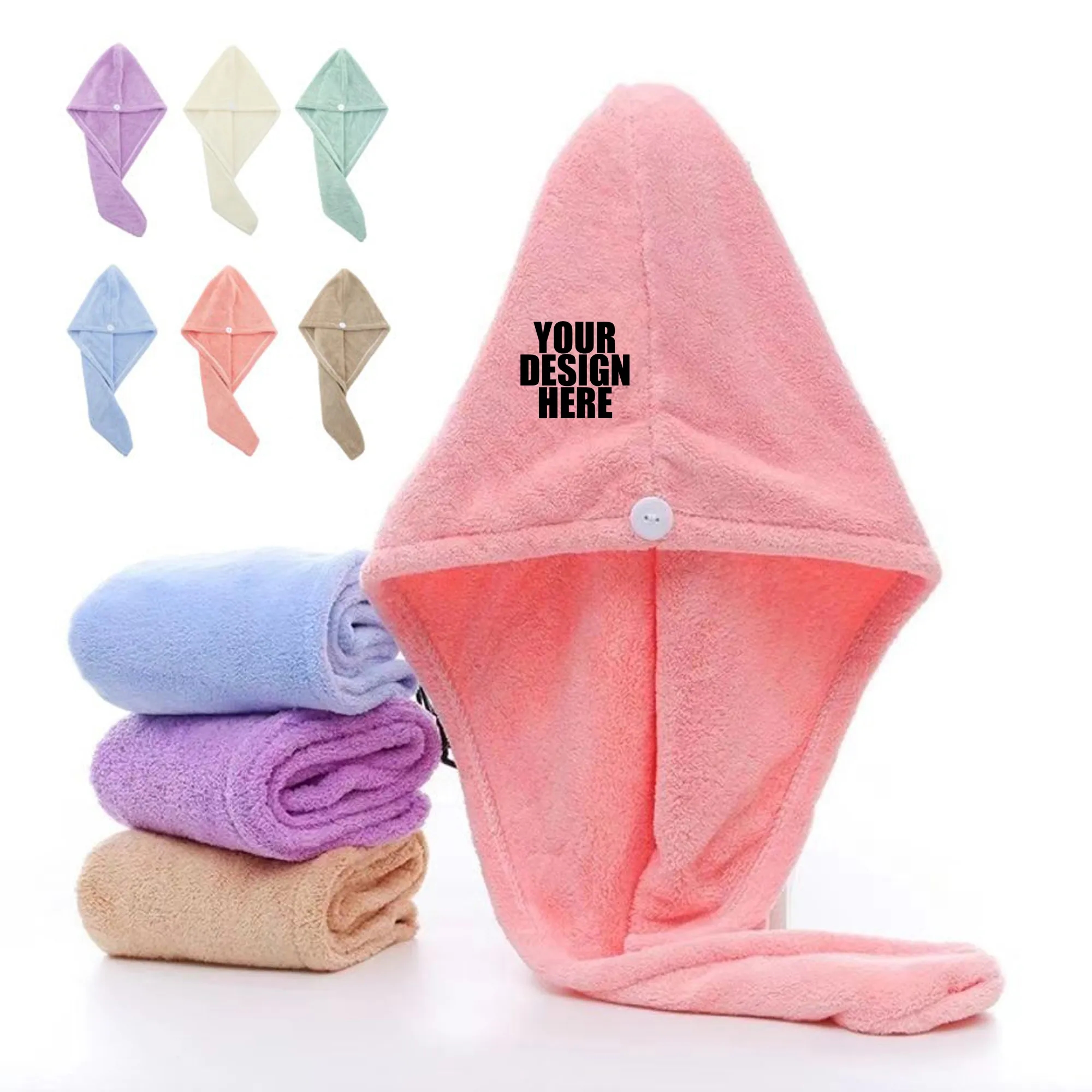 Microfiber Quick-Drying Hair Bath Towel 2