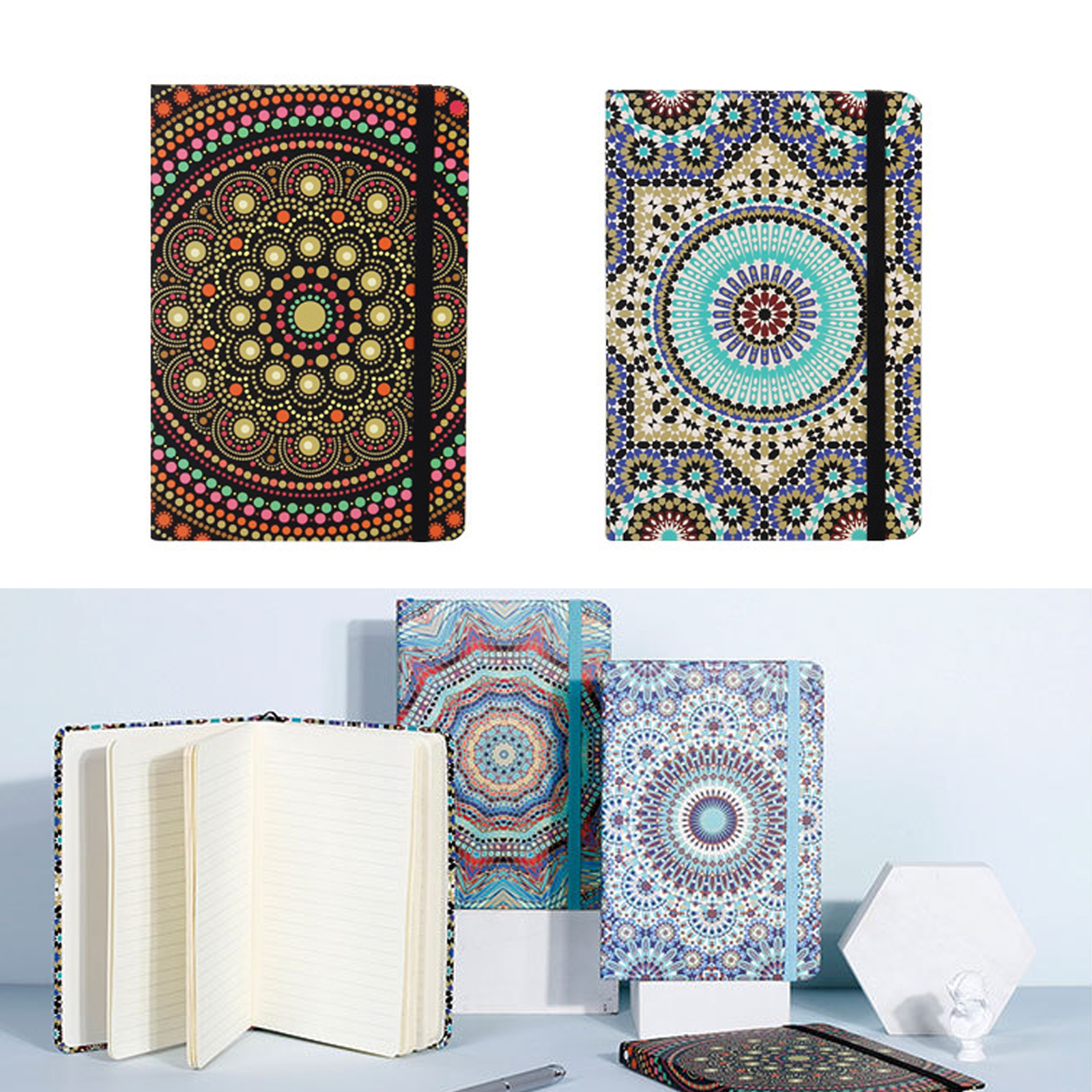 8.3" x 5.7" 96 Sheets Ruled Pages Diary Memo Steno Planner Notebook 2