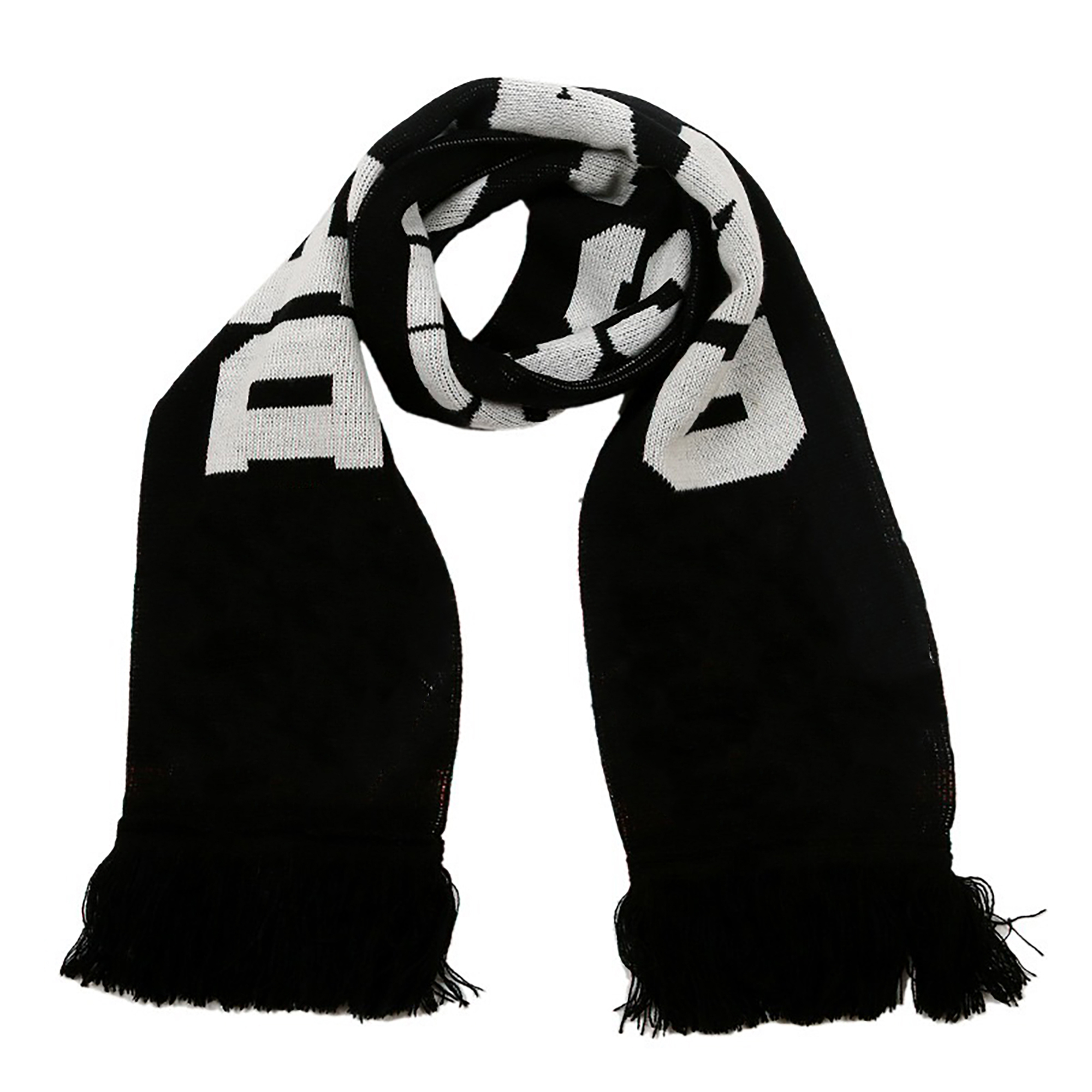 Double-Sided Knit Acrylic Scarf with Custom Design 2