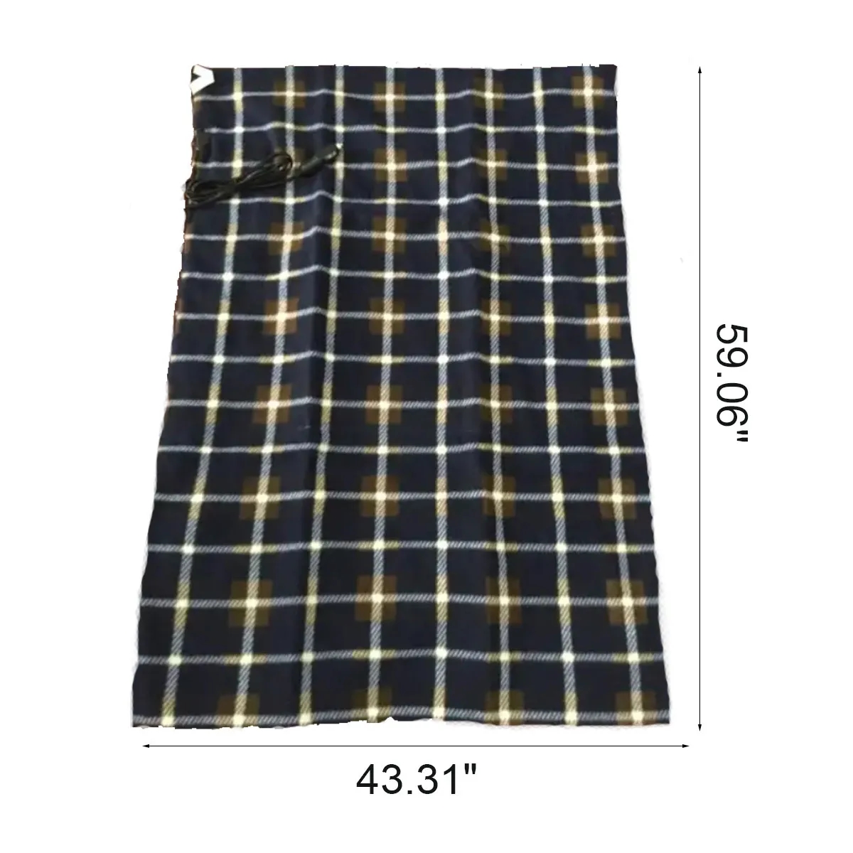 Portable Soft Lightweight Warm Electric Car Blanket 3