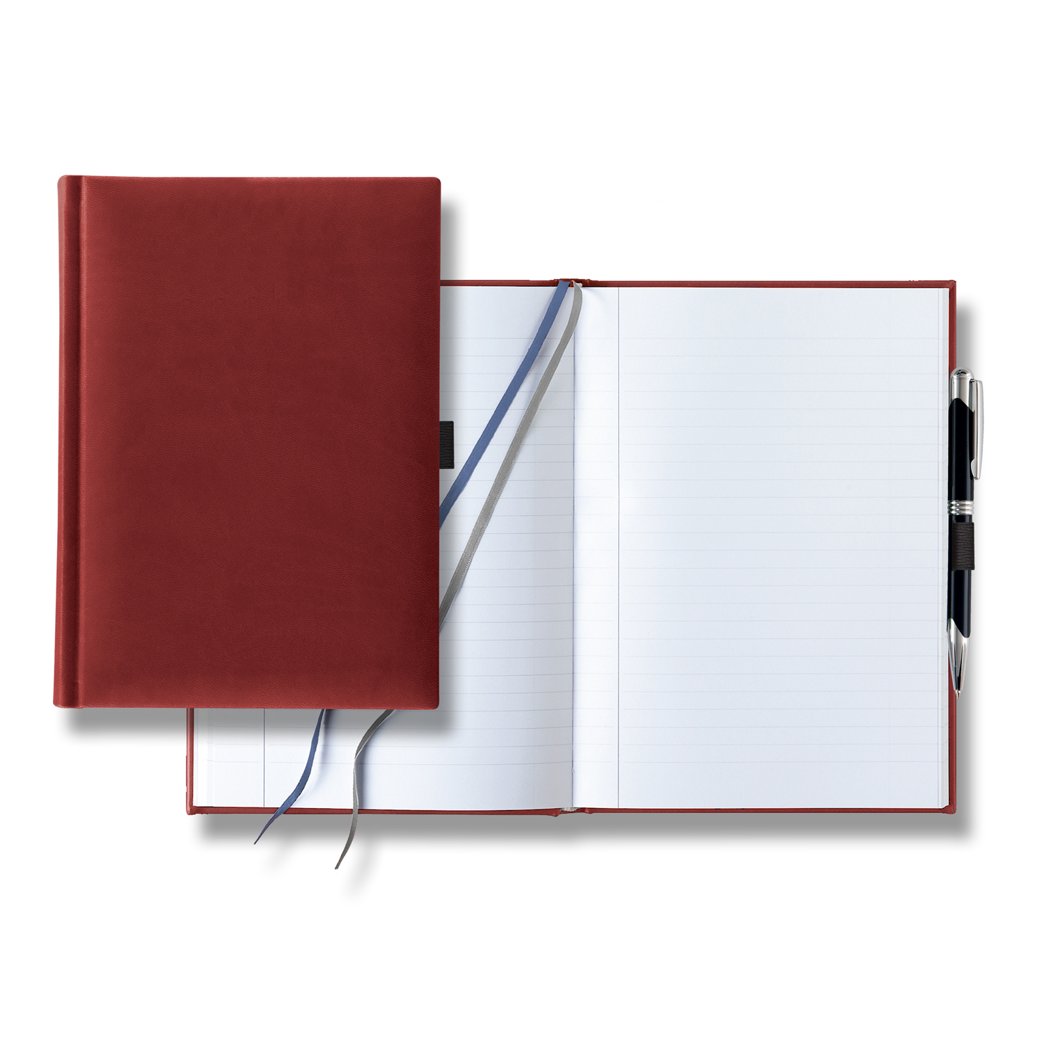 Castelli Tucson  Grande Lined White Page Journal with Pen & Loop 32