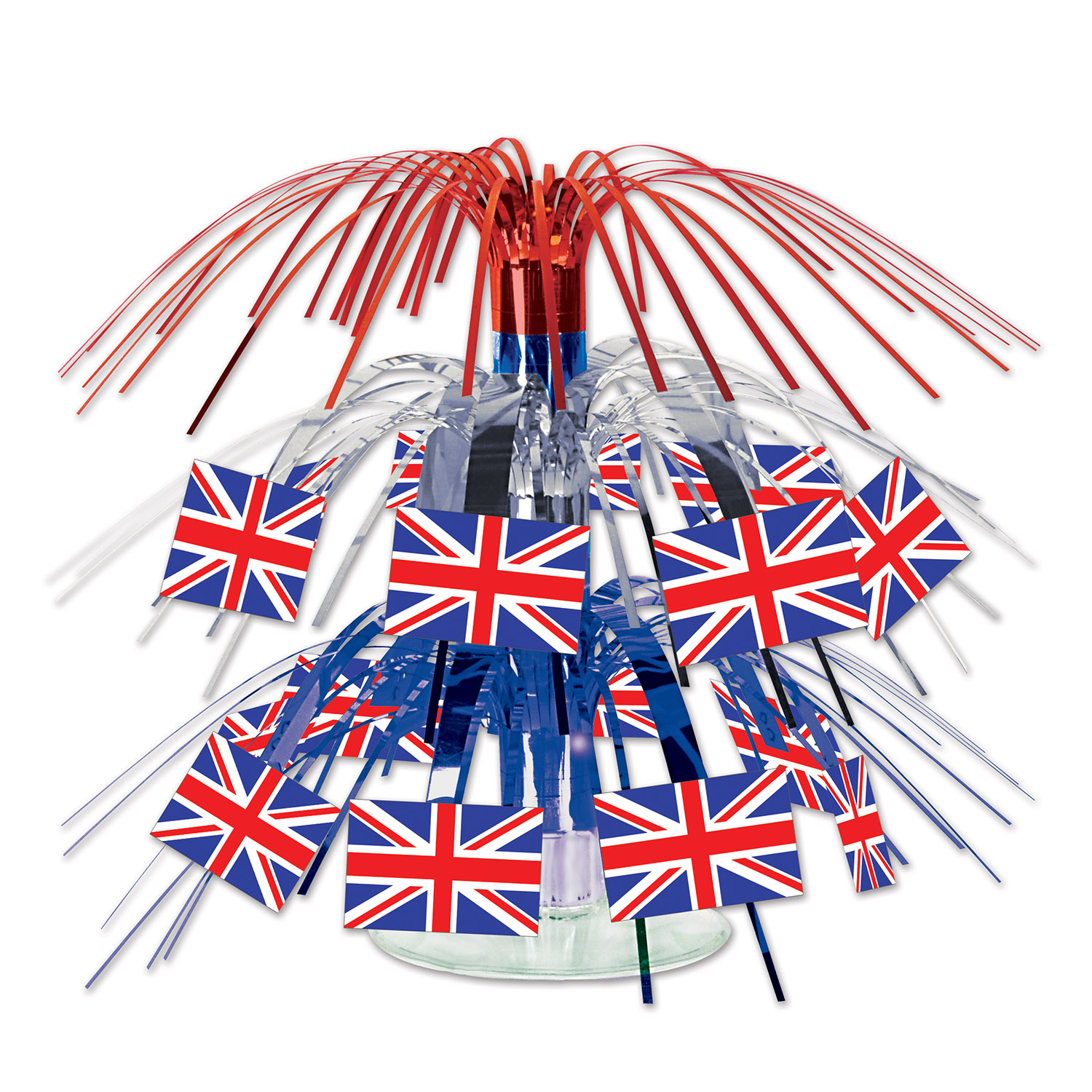 British Flag Mini Cascade Centerpiece