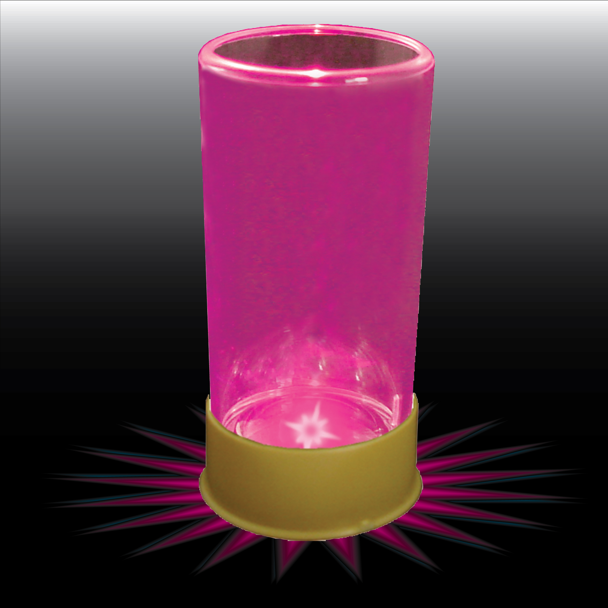 1 5oz Light Up Plastic Shot Gun Shell Style Shooter Shot Glass