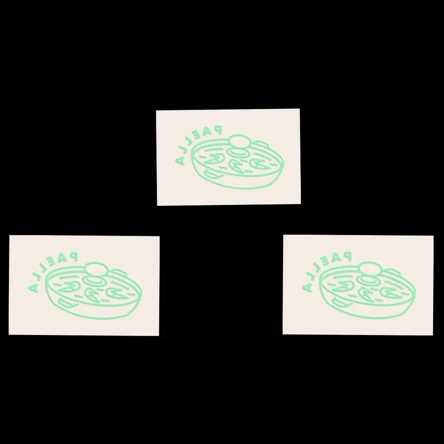 Custom Glow Green Tattoos 4