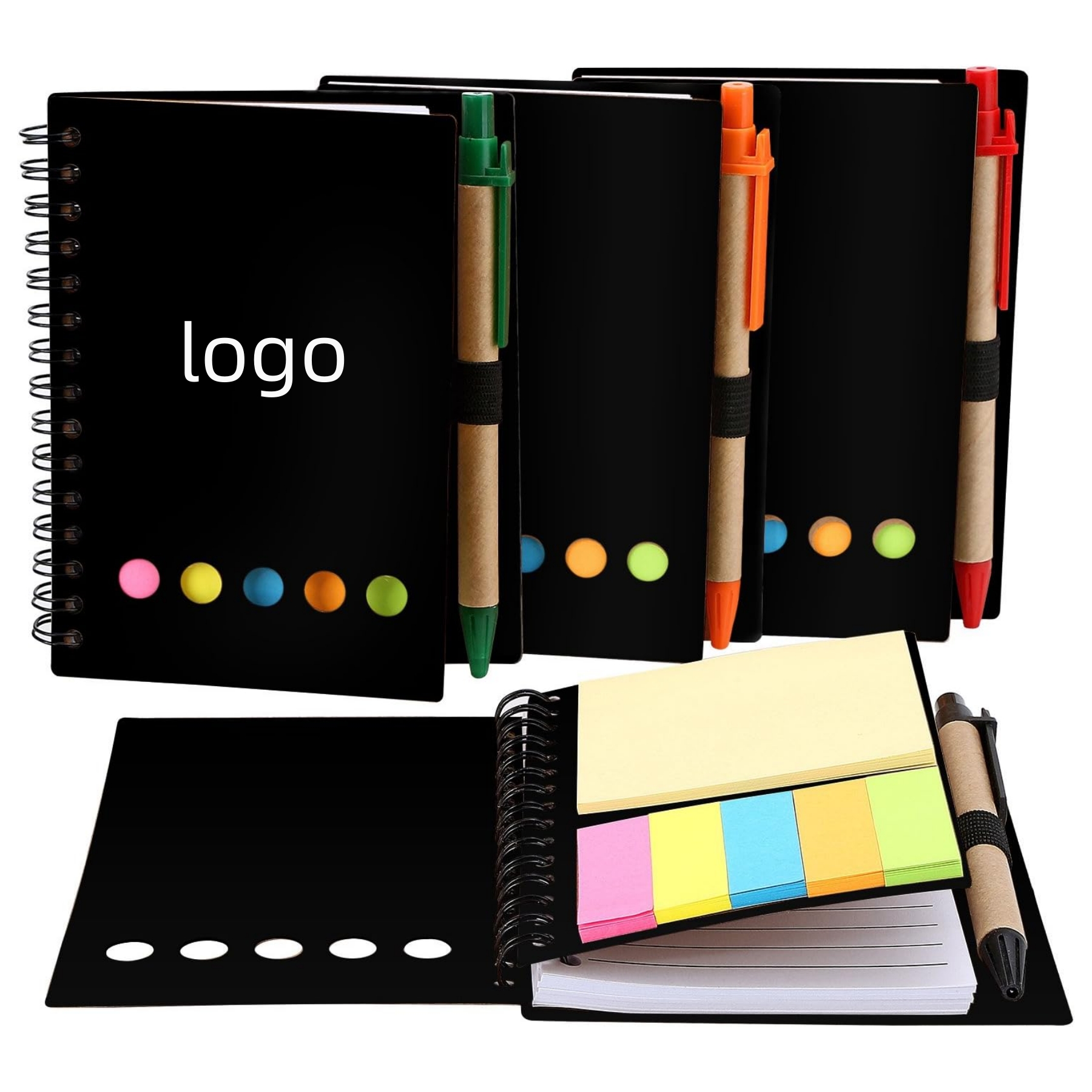 Mini Spiral Notebook With Sticky Notes 3