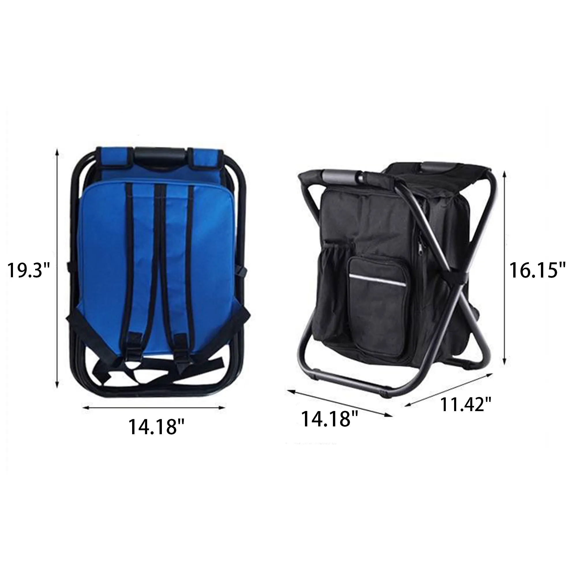 Folding Beach Chair With Cooler Bag 3