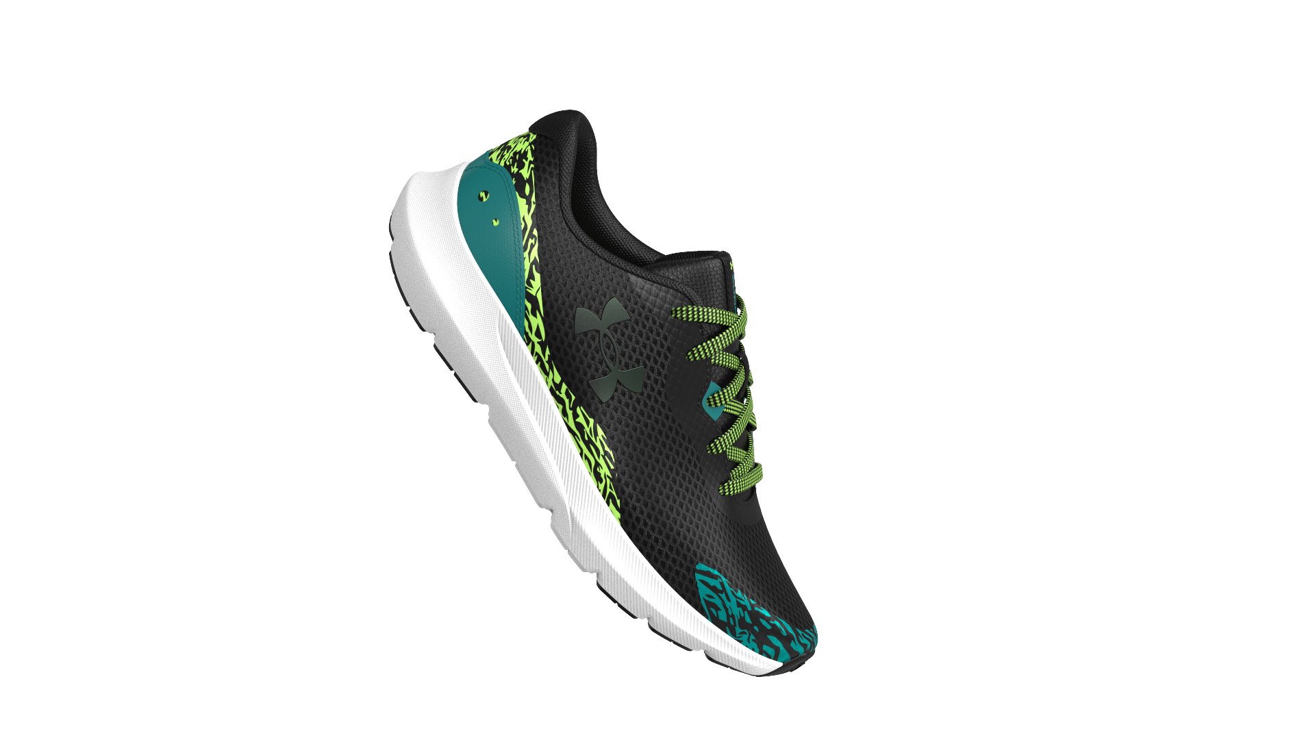 Boys' Grade School UA Surge 3 Wild Running Shoes 2