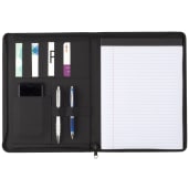 FSC® Mix Vienna Heathered Zippered Padfolio 27