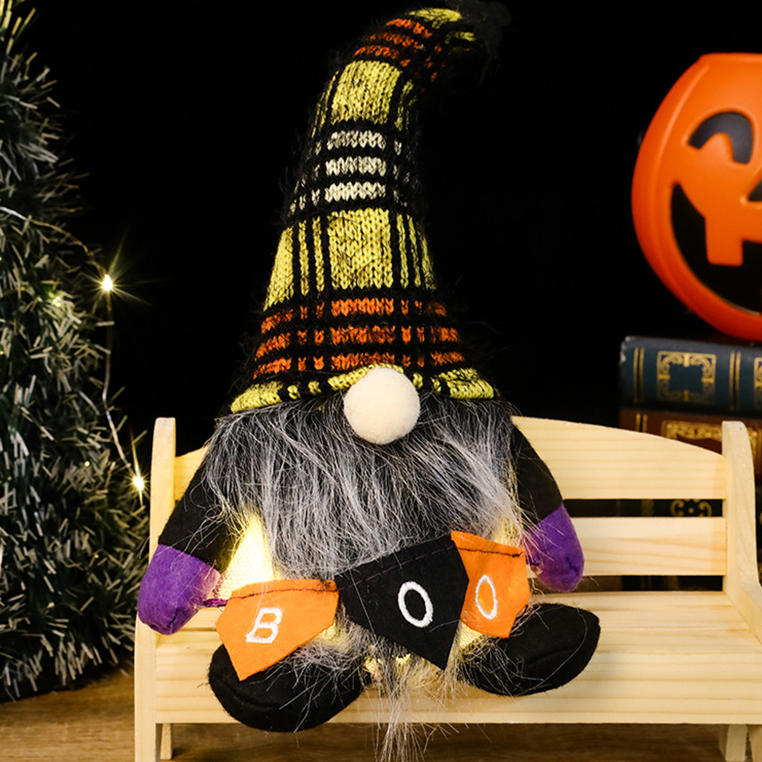 Halloween faceless doll decoration 4