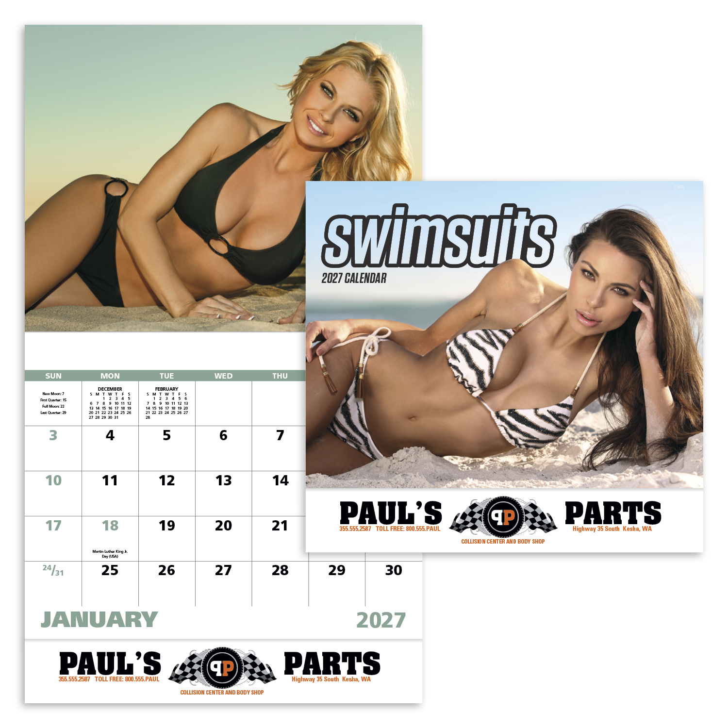 Good Value™ Swimsuits - Stapled Calendar 4
