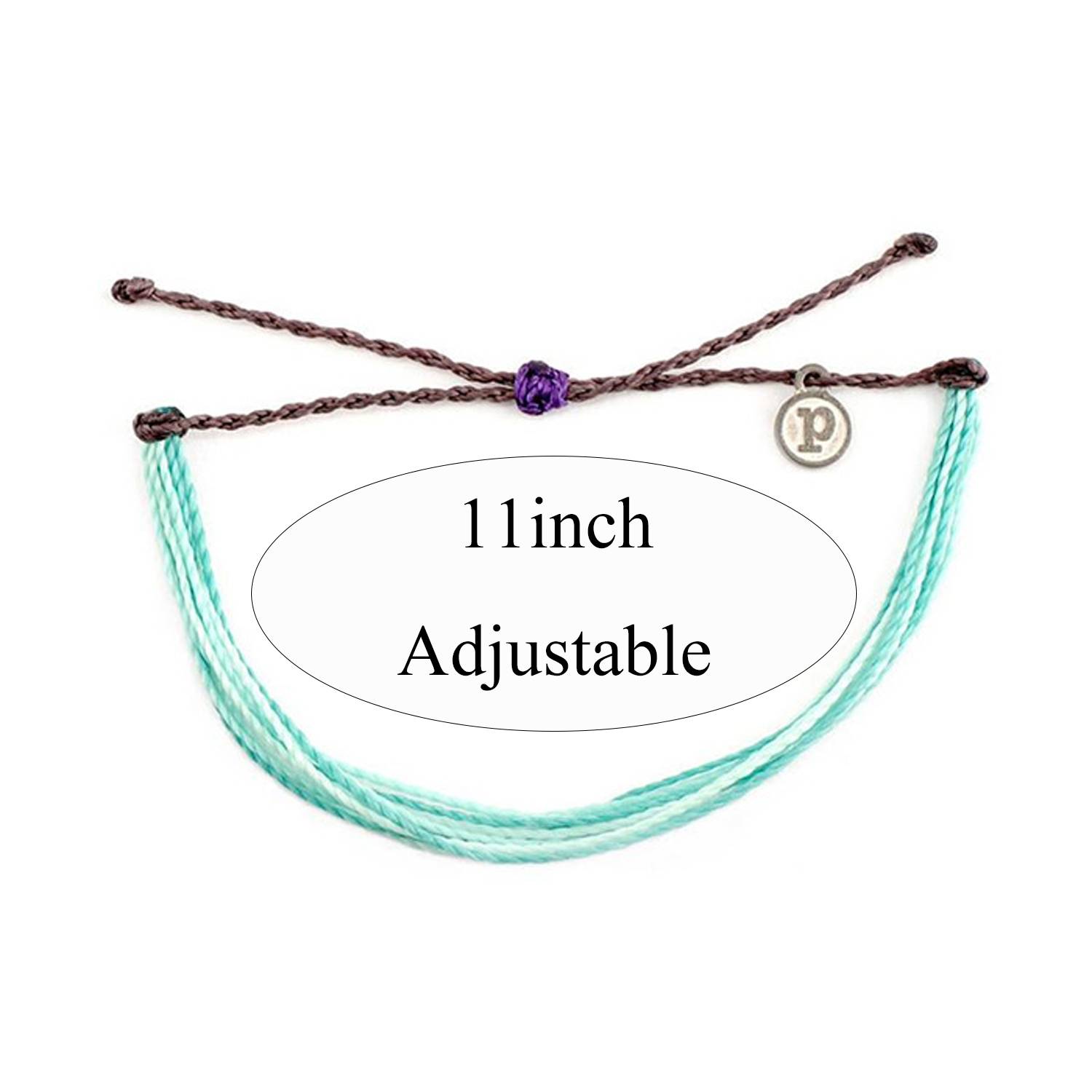 Adjustable Woven Letter Bracelet 4