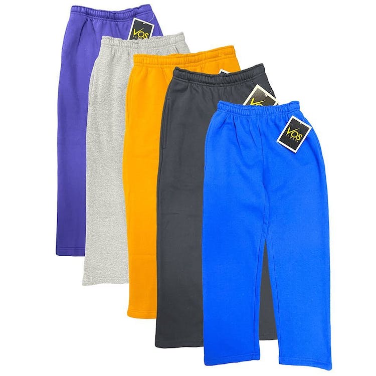 Boys' Sweatpants - Size 18 Open Leg Assorted Colors 1