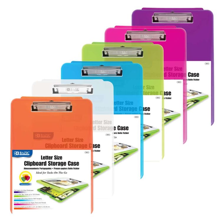 Clipboard Storage Case - Letter Size Low Profile Clip 3