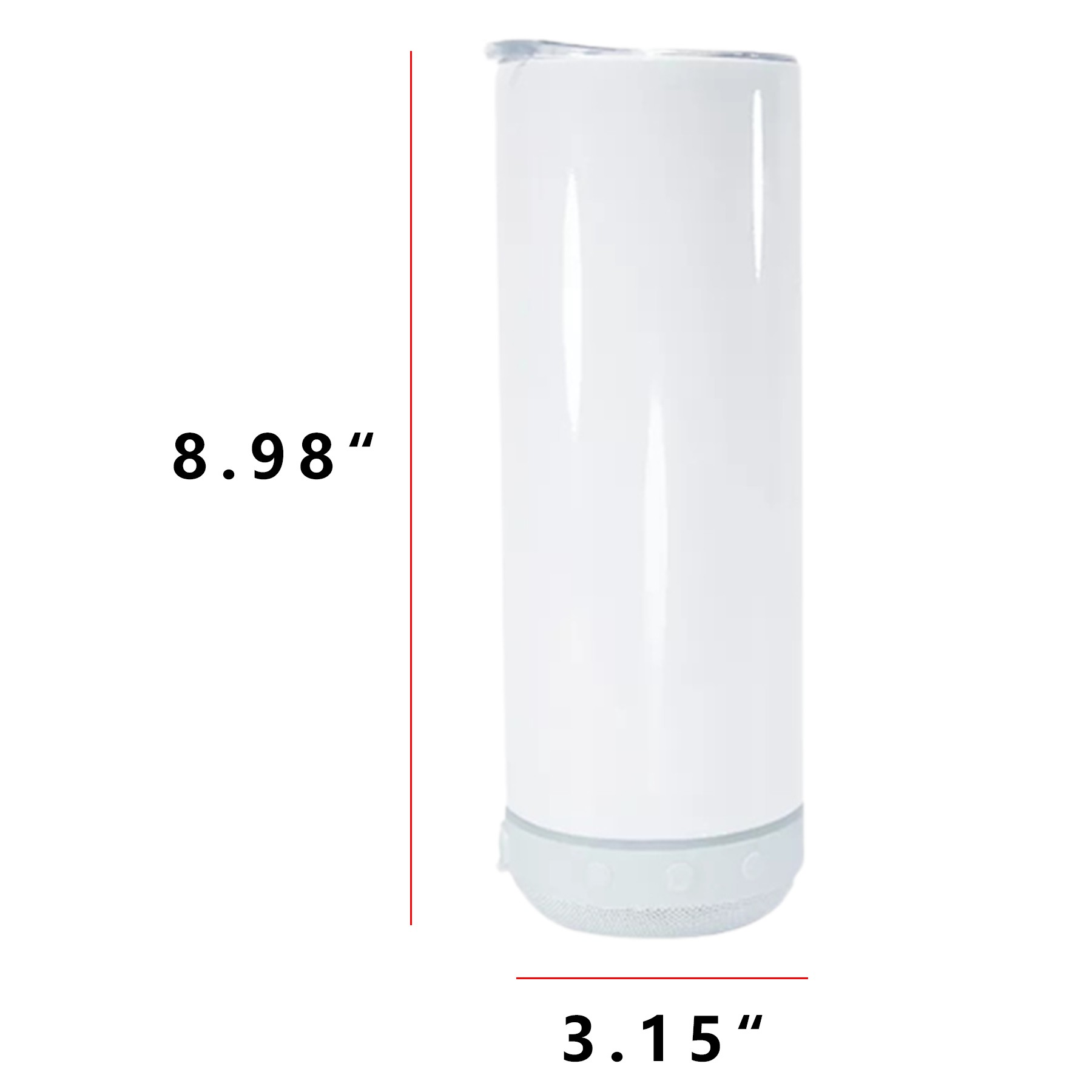 20Oz Stainless Steel Speaker Tumbler 2