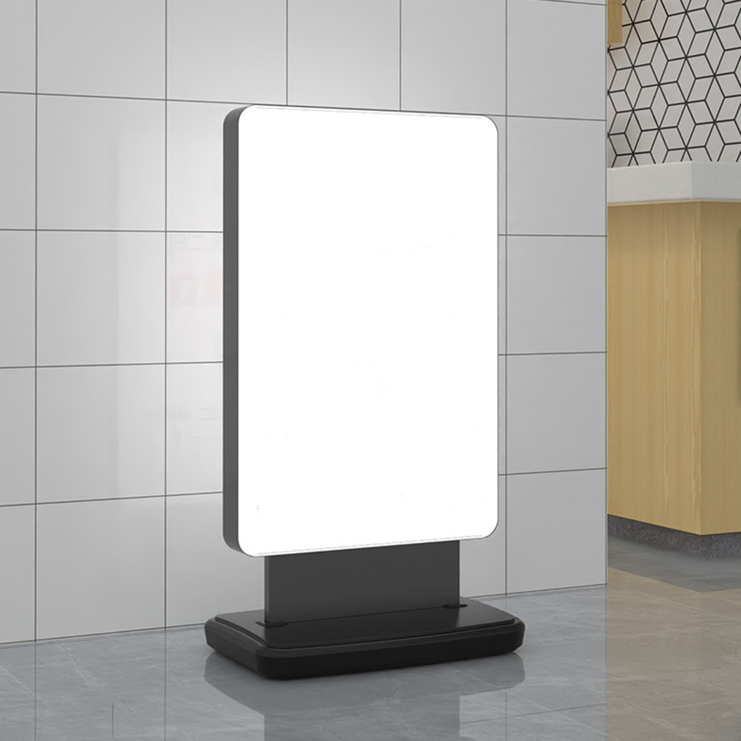 Standing Lighted Sign Holder 3
