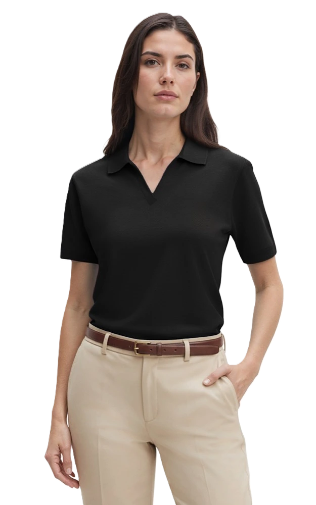 Ladies' Superblend V-Neck Polo 38