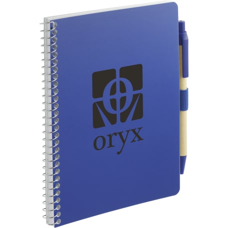 FSC® Mix 5" x 7" Spiral Notebook with Pen 75