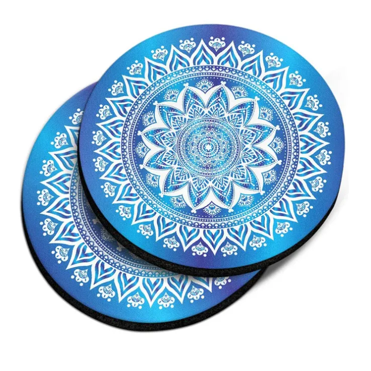 Soft Skid Resistant Neoprene Coaster 4