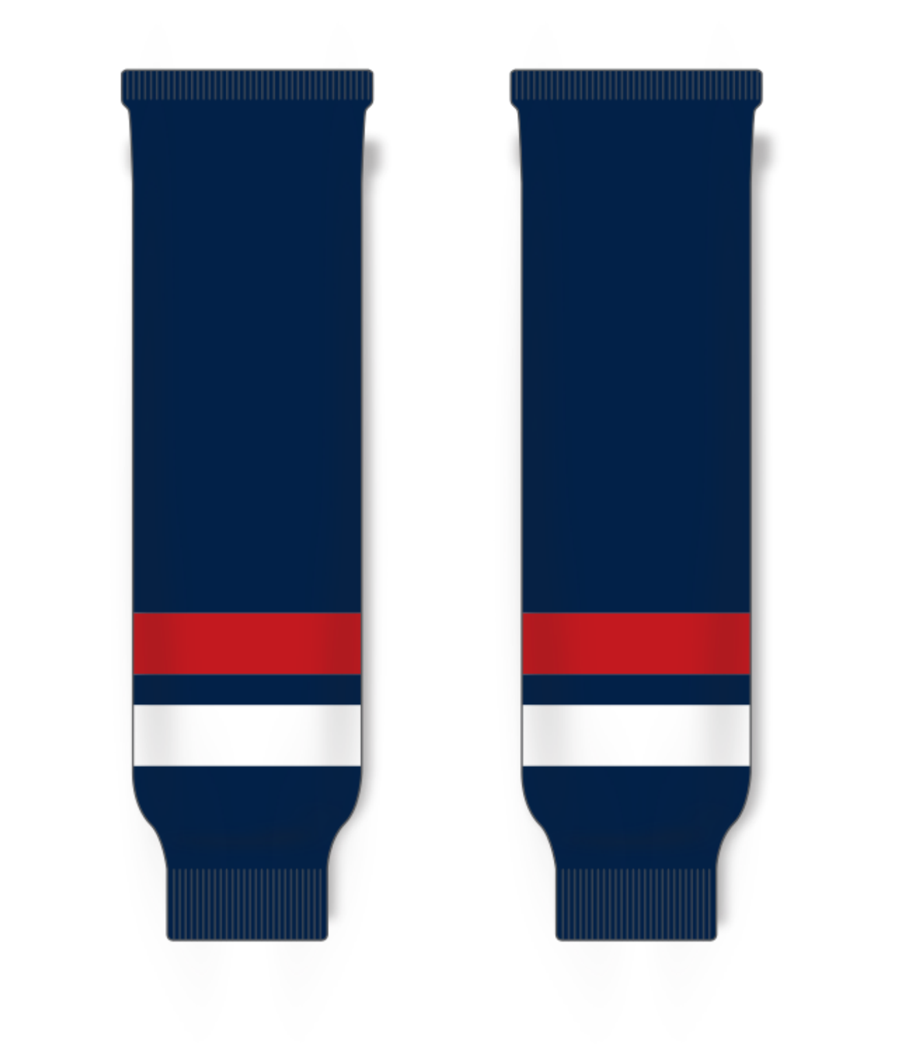 Knitted Striped Hockey Socks HS630-G227 10