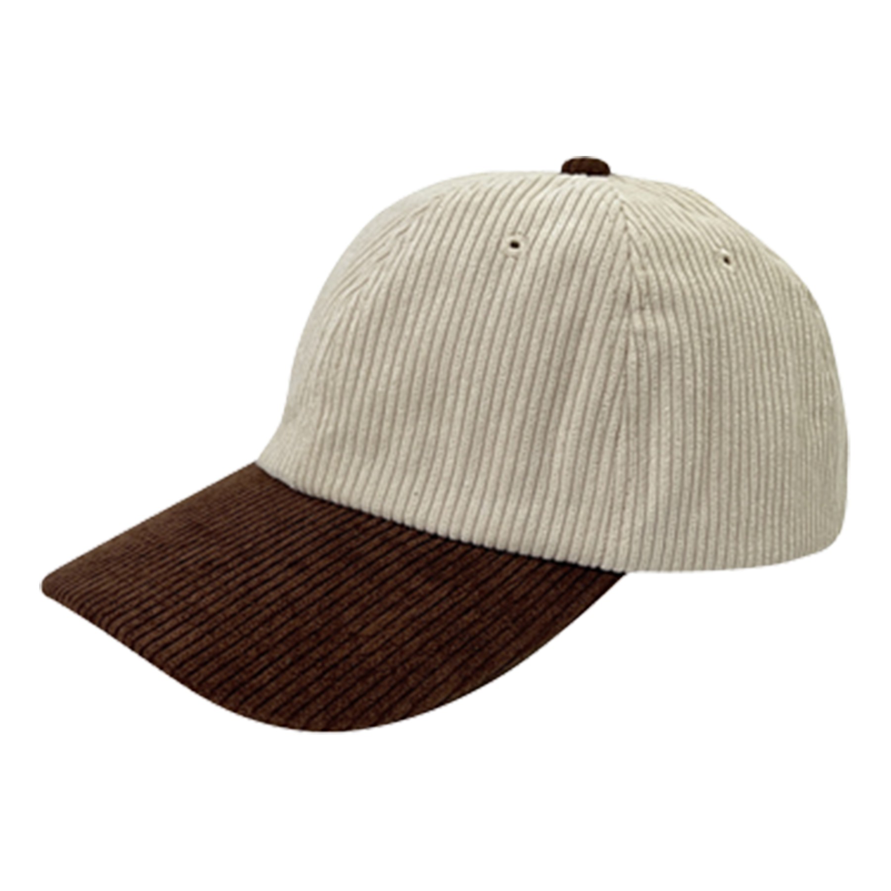 Two-Tone Corduroy Baseball Cap 4