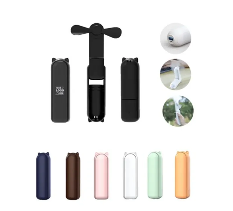 Handheld Foldable Mini Fan With Power Bank 3
