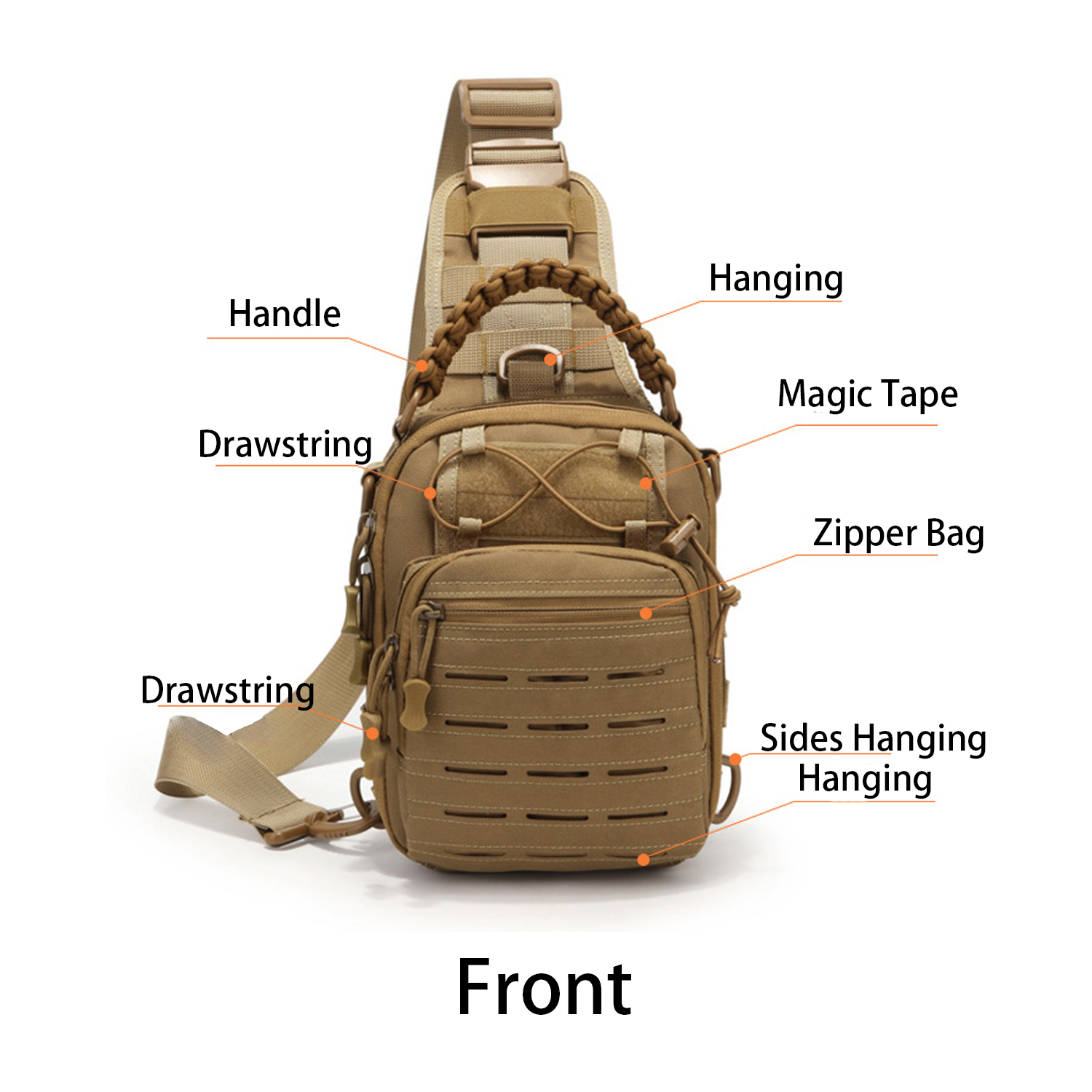 Multifunction Tactical Sling Chest Bag Pack 3