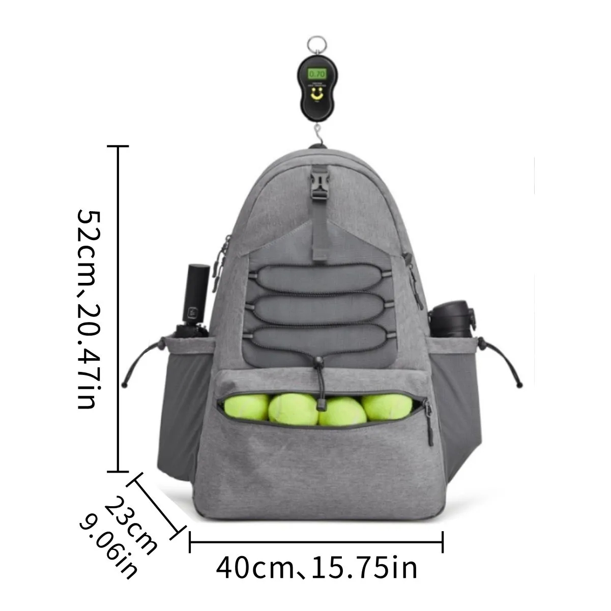 MultiFunctional Tennis & Sports Backpack W/ Shoe Compartment 5