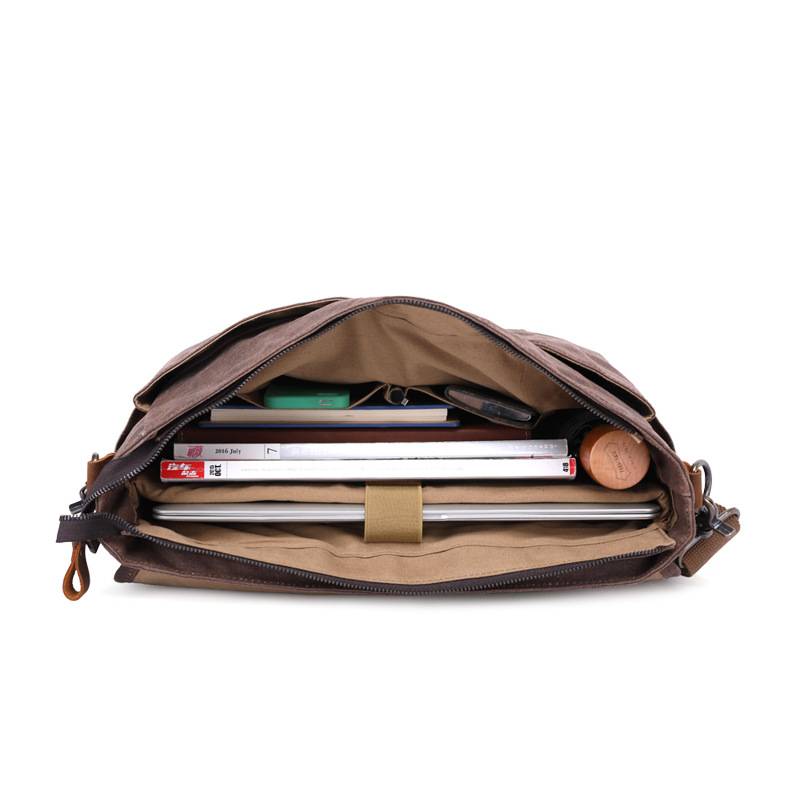 PU Leather Travel Messenger Crossbody Bag 6