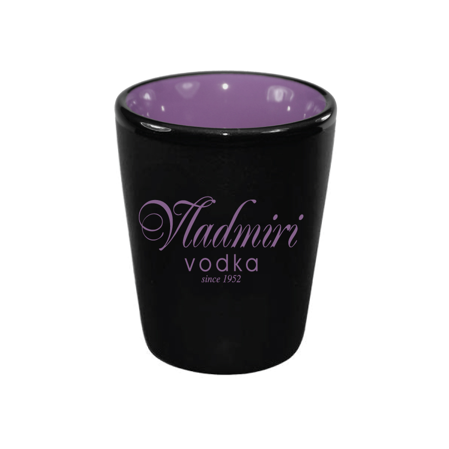 1 5 oz Purple In / Matte Black Out Hilo Shot