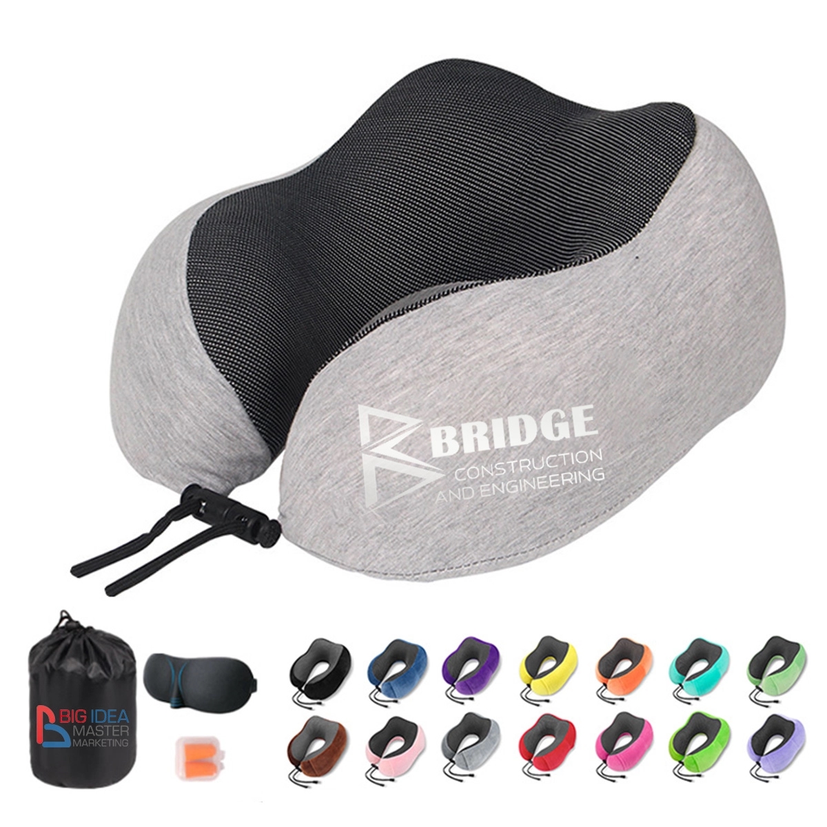 Portable U-Shape Comfortable Airplane Neck Pillow 6