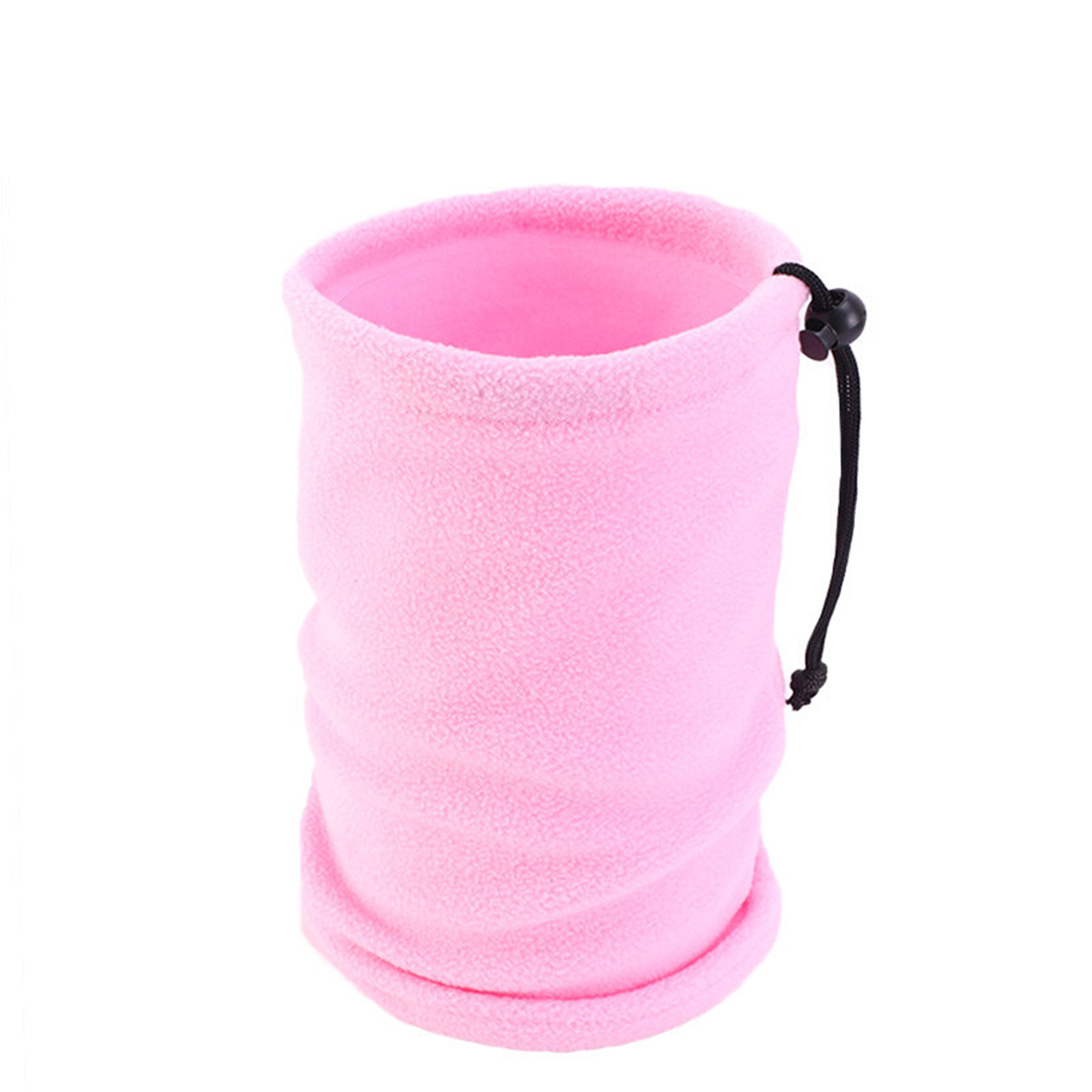 Polar Fleece Drawstring Neck Gaiter 11.81" x 9.84" 12