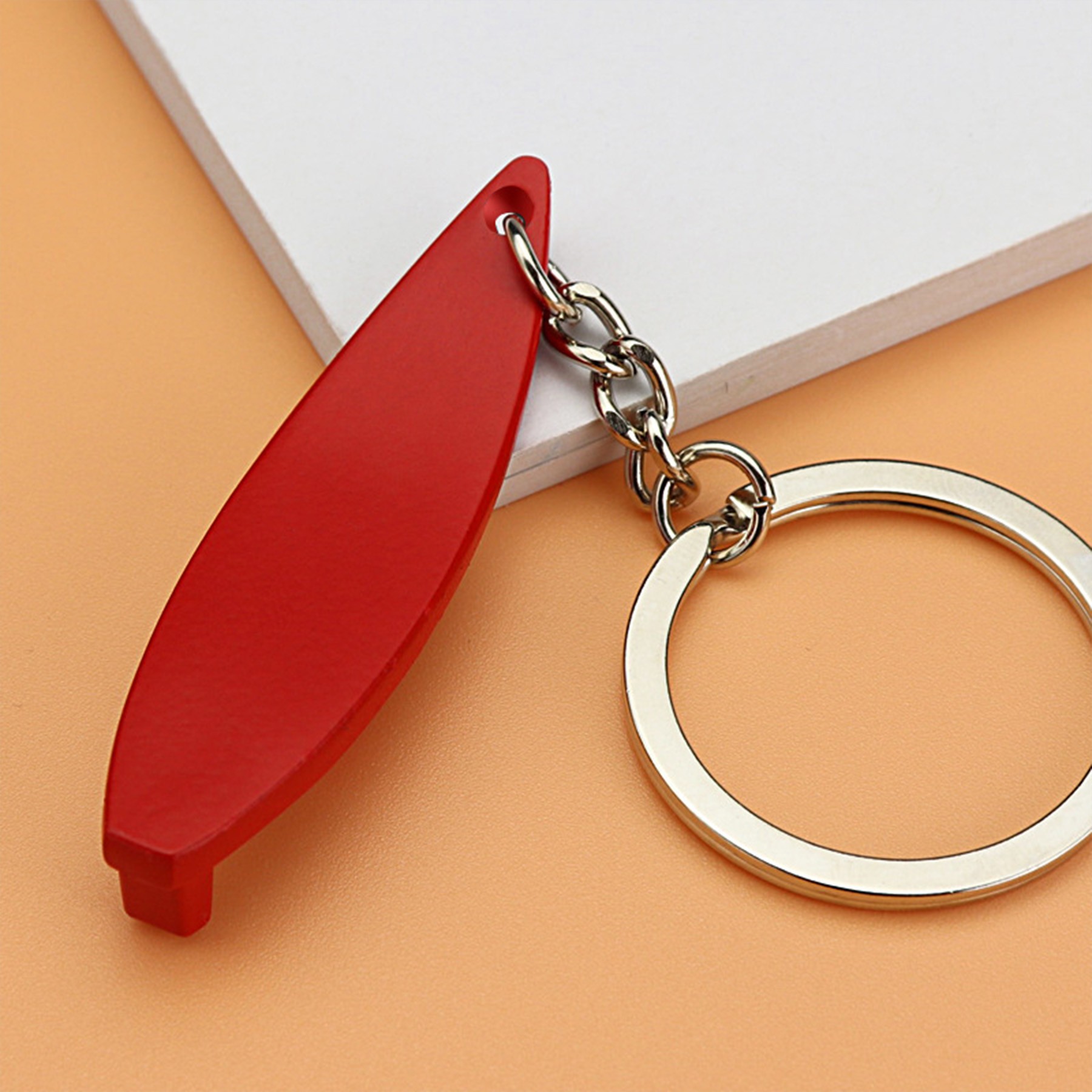 Surfboard-Shaped Keychain 1