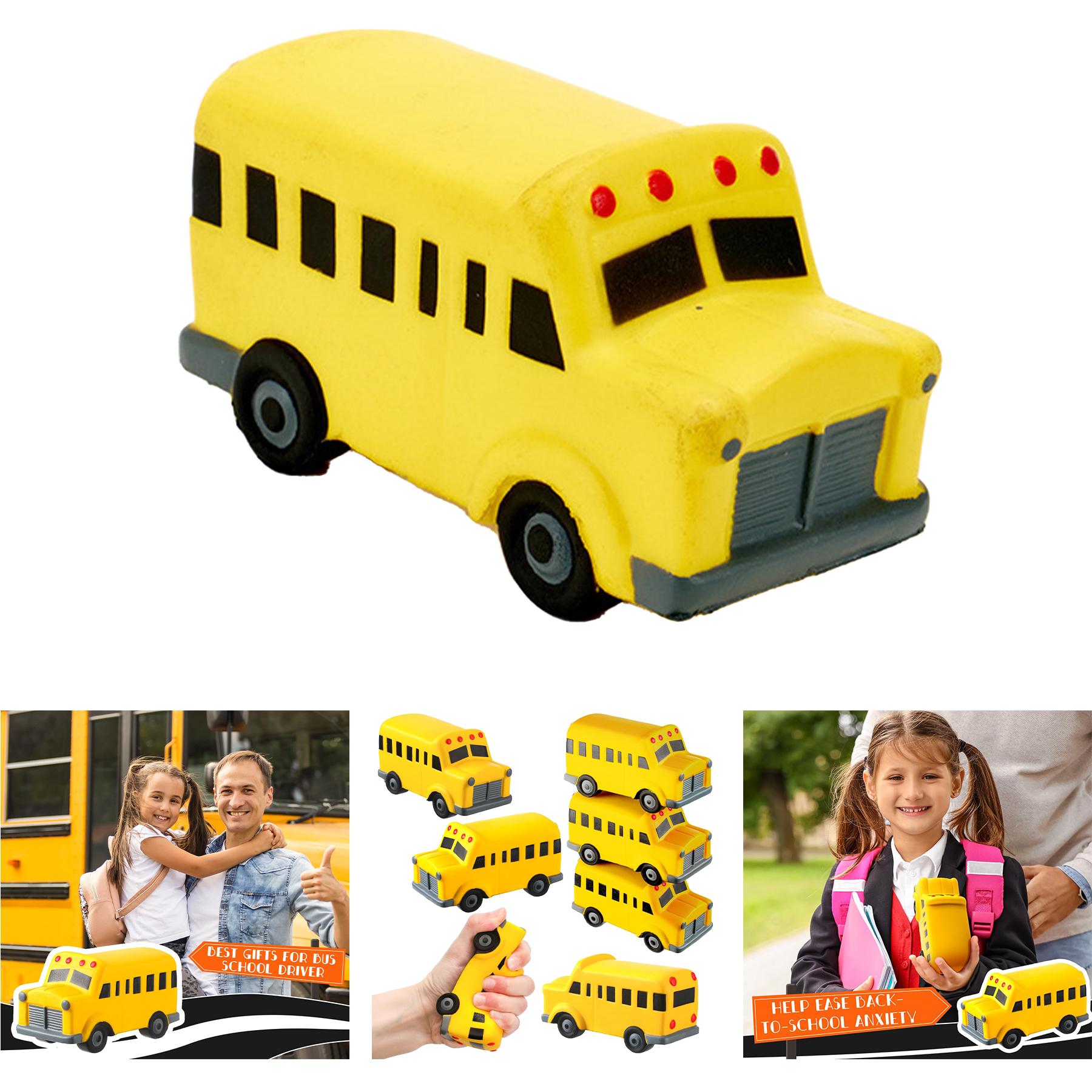 School Bus Stress Toy Stress Ball Truck Stress Toy 2