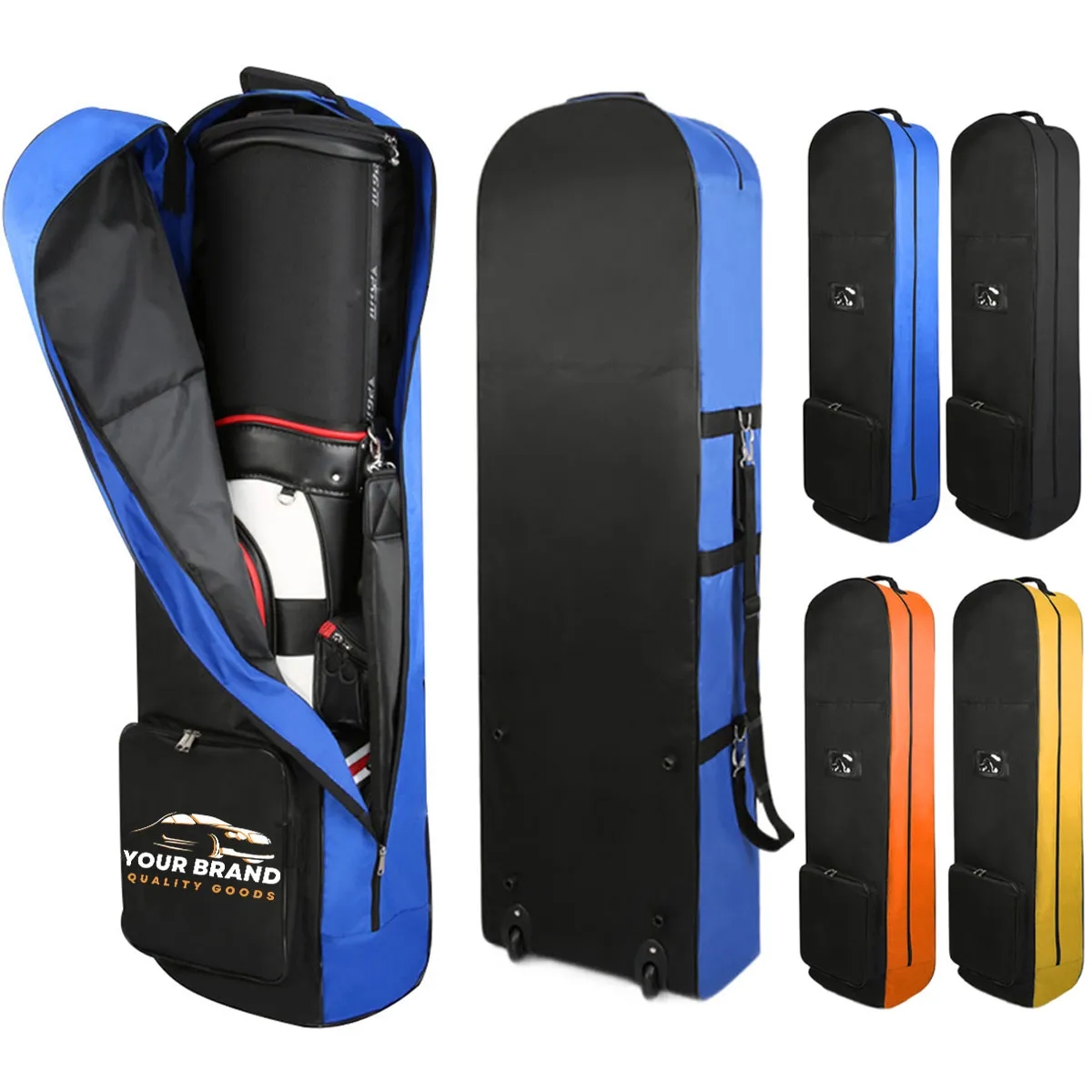 Oxford Padded Golf Travel Bags with Wheels 3