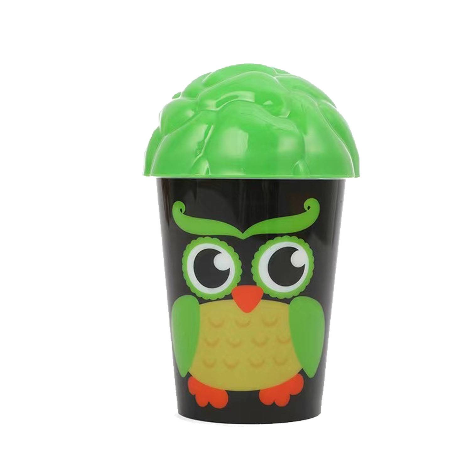 12 oz. Brain Plastic Water Cup w/ Silicone Straw 7