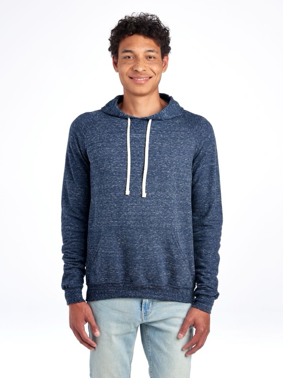 JERZEES Snow Heather Ring-Spun Unisex Raglan Hood 4